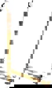 BRS TOE TAP BATH DRN *CLEARF